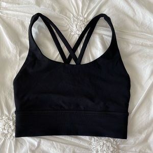 Lululemon Energy Longline bra black